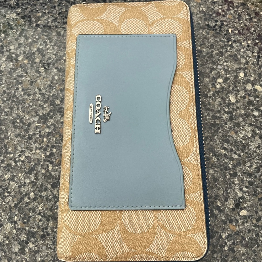 Coach Zip Around Wallet